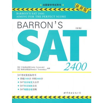 Barrons SAT 24003)(CD-ROMP1ԭMʙ(qun)Ʒ(sh)ʮf߷ֿһx